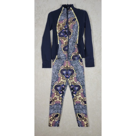 Noli Guilded Suit Women's Yoga Jogging Leggings and Zipper Jacket Size Small - Picture 1 of 16